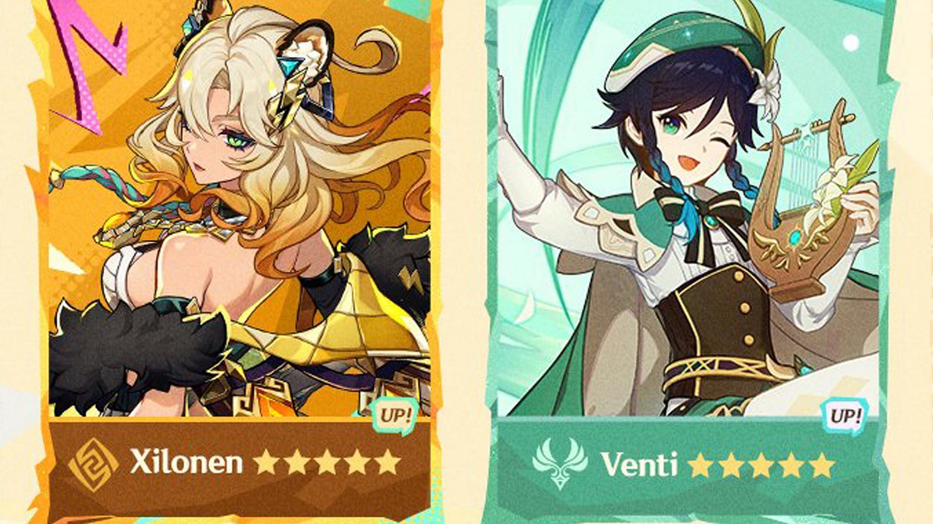 Xilonen and Venti will be in the Phase II banners (Image via HoYoverse)